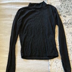 Black Turtle Neck Long Sleeve